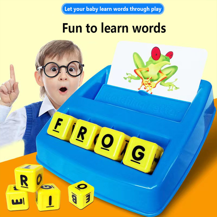 Early childhood educational board game English letter matching spelling letters happy learning English parent-child interactive toys