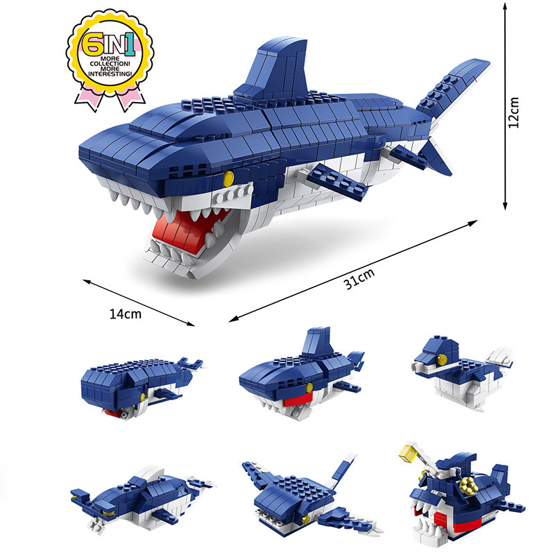 Hot-selling compatible with Lego 112 military warship building block aircraft carrier model puzzle assembly toy wholesale