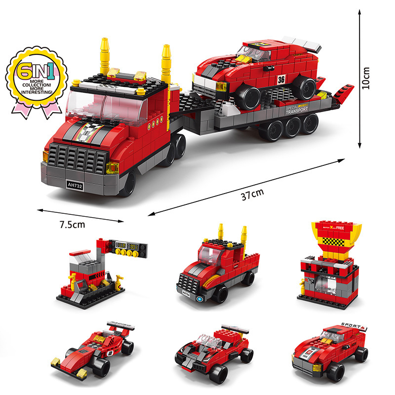 Hot-selling compatible with Lego 112 military warship building block aircraft carrier model puzzle assembly toy wholesale