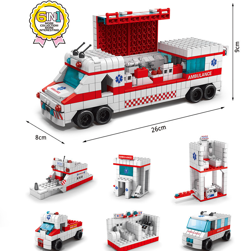 Hot-selling compatible with Lego 112 military warship building block aircraft carrier model puzzle assembly toy wholesale