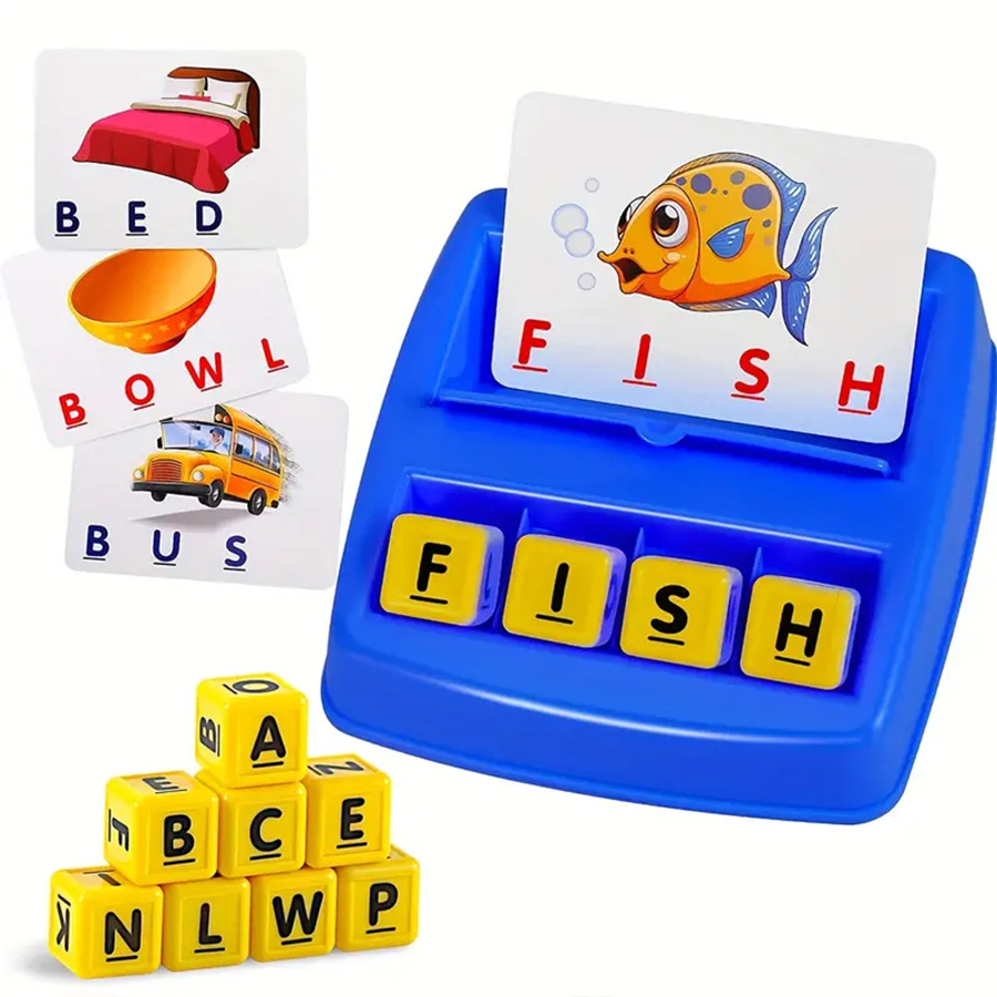 Early childhood educational board game English letter matching spelling letters happy learning English parent-child interactive toys