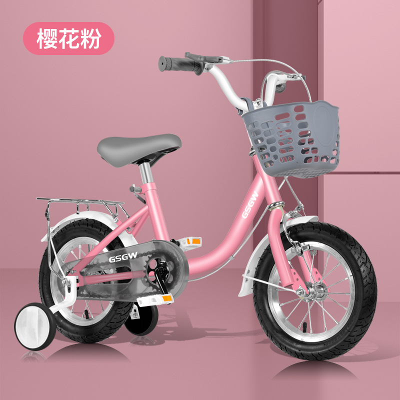 New children's bicycle girls 3-6 years old 8-9 kids girls baby stroller bicycle medium and large children princess bicycle