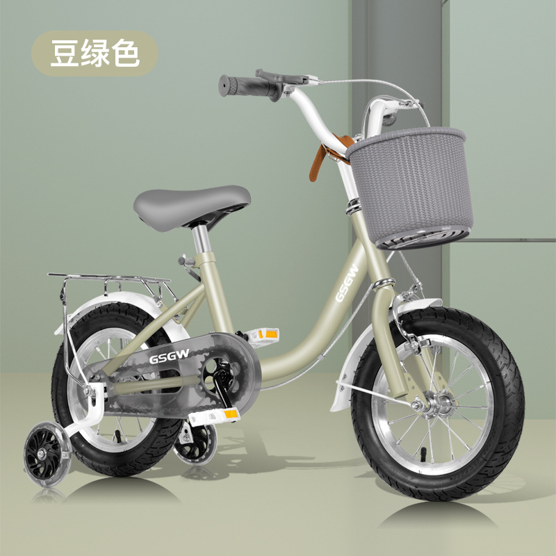 New children's bicycle girls 3-6 years old 8-9 kids girls baby stroller bicycle medium and large children princess bicycle