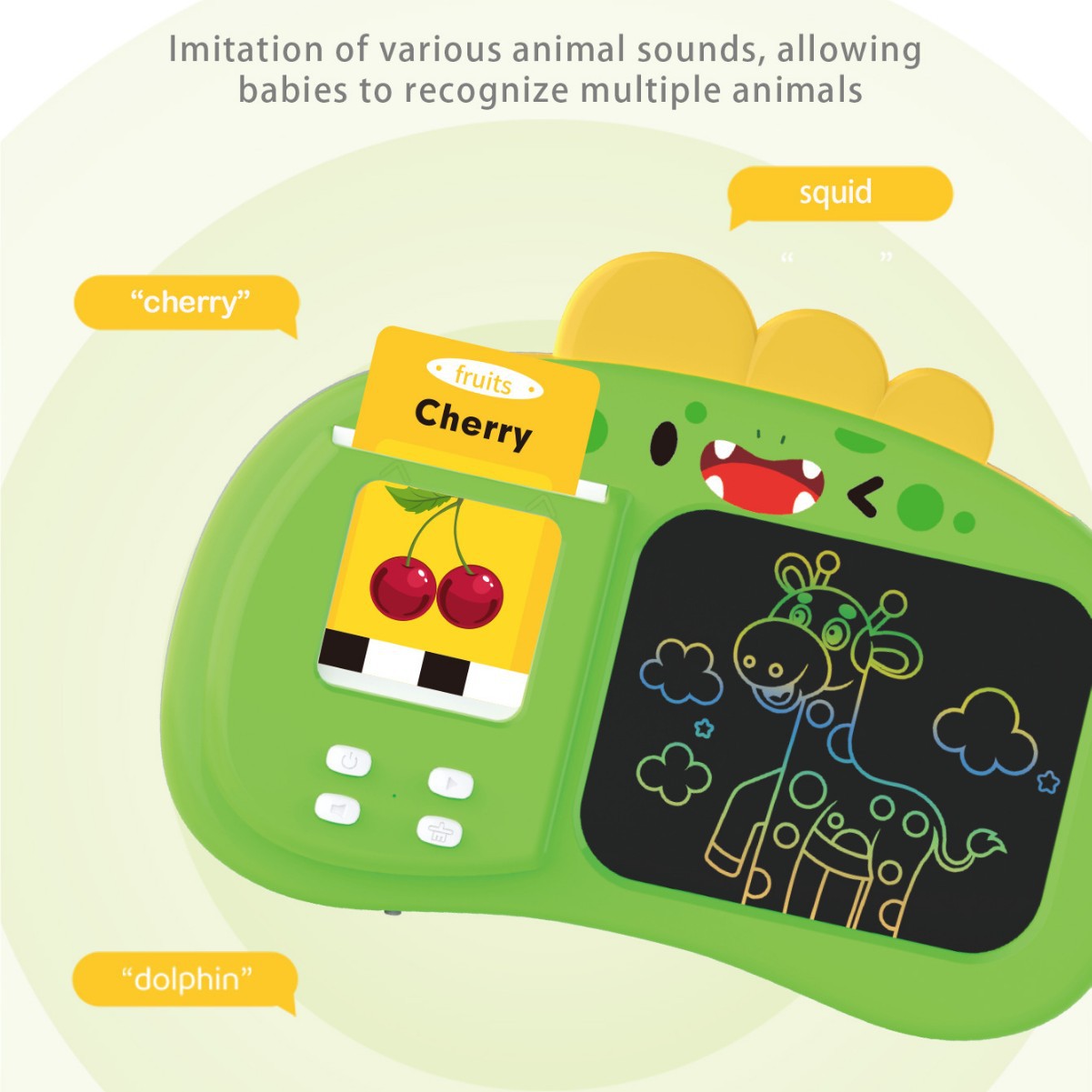 Hot sale LCD graffiti writing board LCD handwriting board smart drawing board card insertion enlightenment literacy learning machine