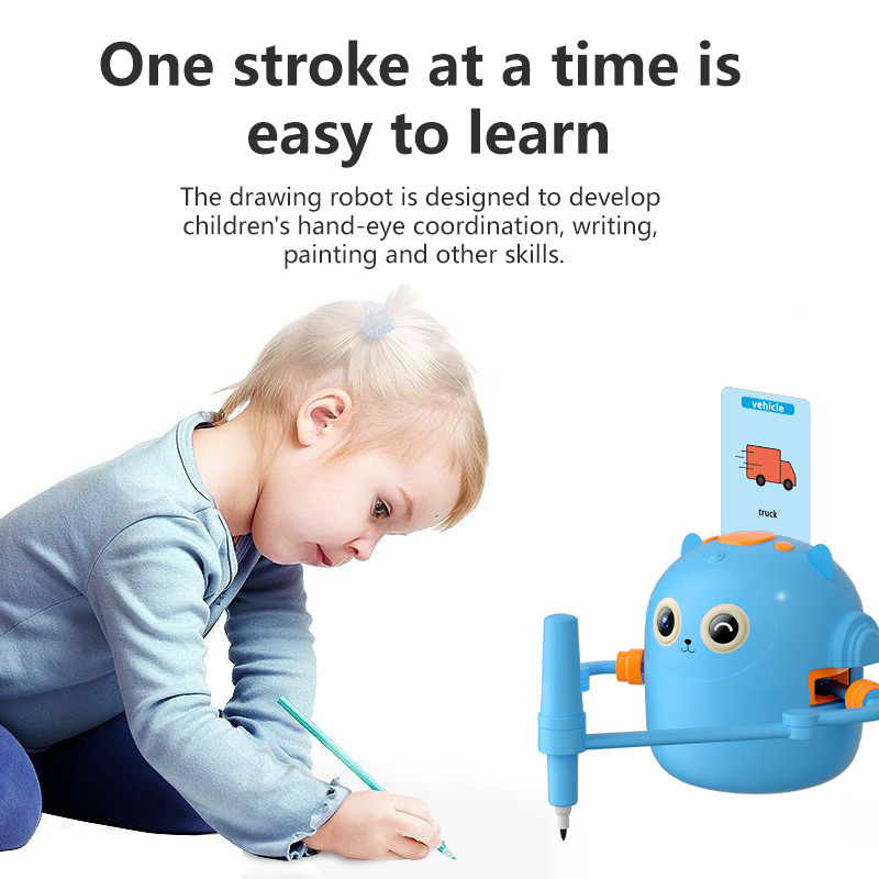 3-8 year old intelligent automatic drawing robot