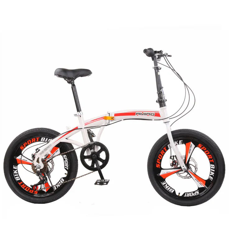 Best-selling folding bicycle 20-inch variable speed integrated wheel