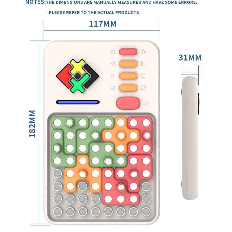 Hot-selling super building block educational electronic toy puzzle for babies, Huarong Road logic thinking training machine assembly toy