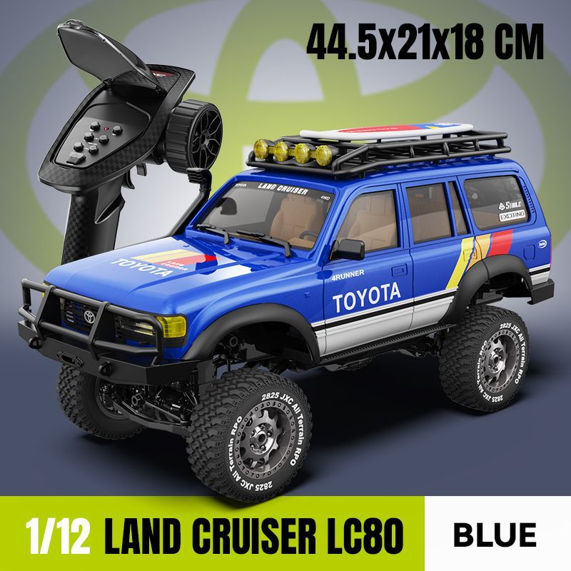 Hot-selling Toyota LC80 1:12 scale off-road crawler full-scale RC four-wheel drive remote control model car