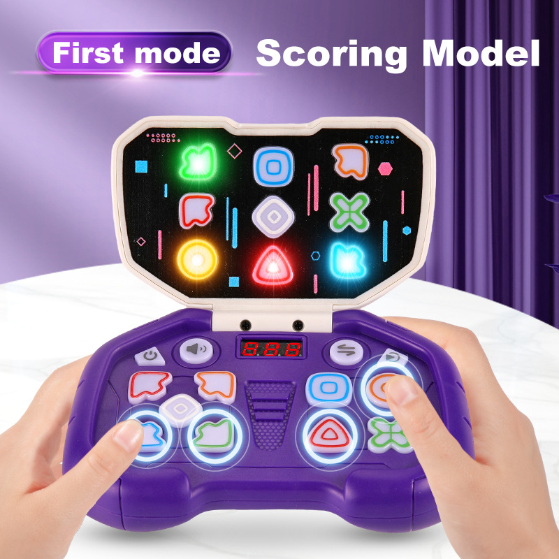 Children's handheld dancing game console, educational puzzle game, finger stress relief, press-to-play, logic training game