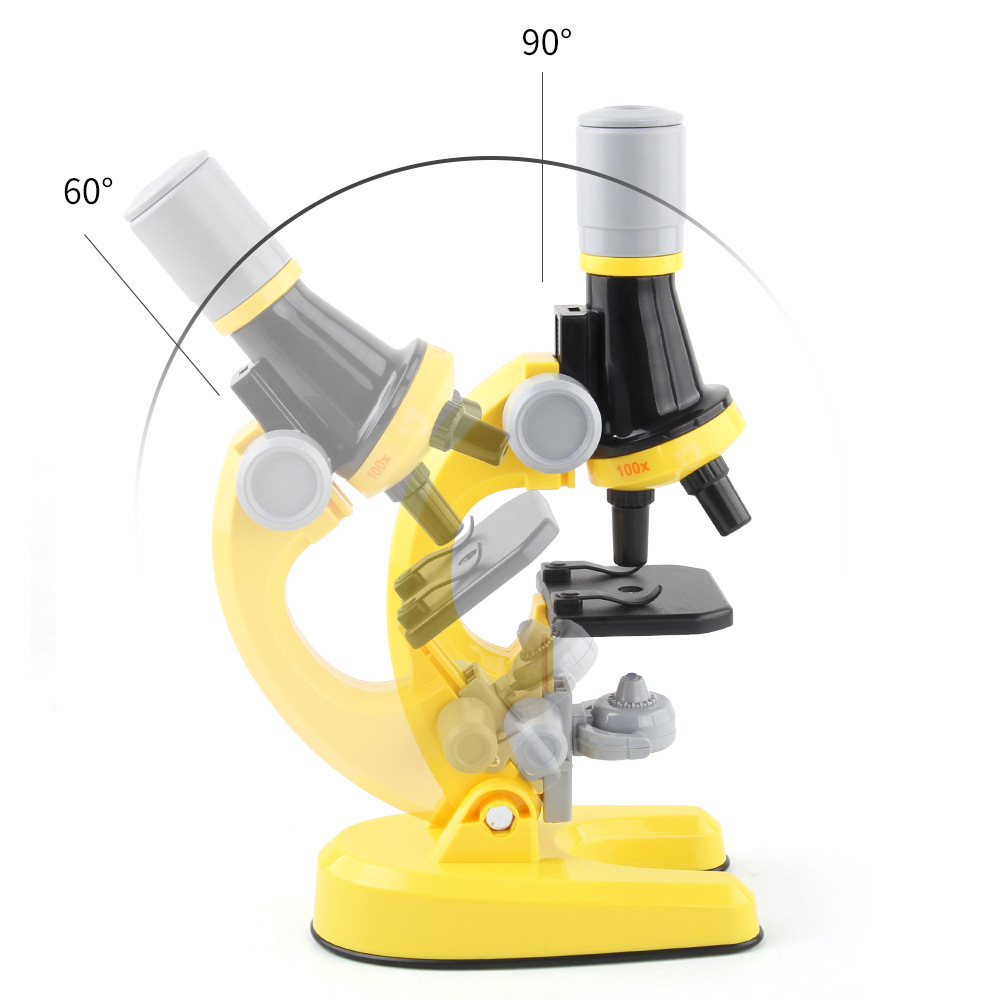 New upgraded children's microscope toy, science experiment set toy, microscope toy for elementary school students.