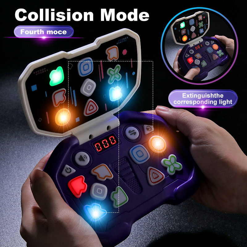 Children's handheld dancing game console, educational puzzle game, finger stress relief, press-to-play, logic training game