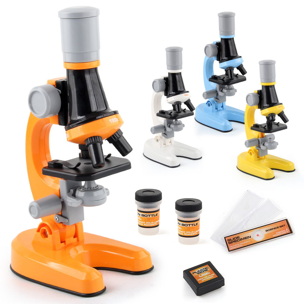 New upgraded children's microscope toy, science experiment set toy, microscope toy for elementary school students.