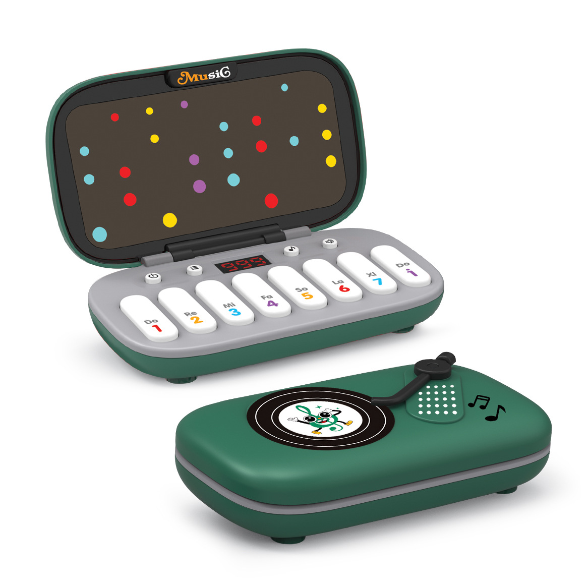 Rhythm Keyboard, Rhythm Master Piano Game Console, Portable Puzzle Game, Parent-Child Interactive Toy