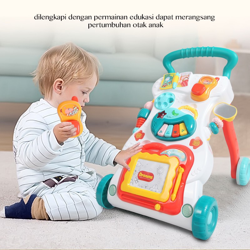Hot selling baby walker stroller children's early education educational toys baby multifunctional with music manufacturers wholesale