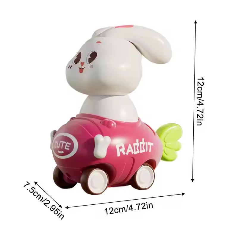 Press and Go Bunny Car