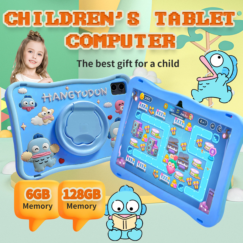 Factory wholesale 2025 new Android 14 children's tablet 4G call 4+64GB with WiFi tablet