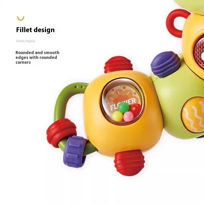 Infant and toddler sound and light spinning caterpillar educational toy with light and music baby fun early education toy