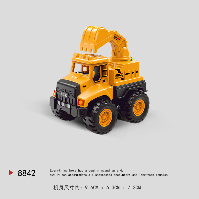 New children's engineering car baby toy car boy inertia car excavator car children's toys