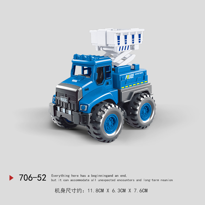 New children's engineering car baby toy car boy inertia car excavator car children's toys