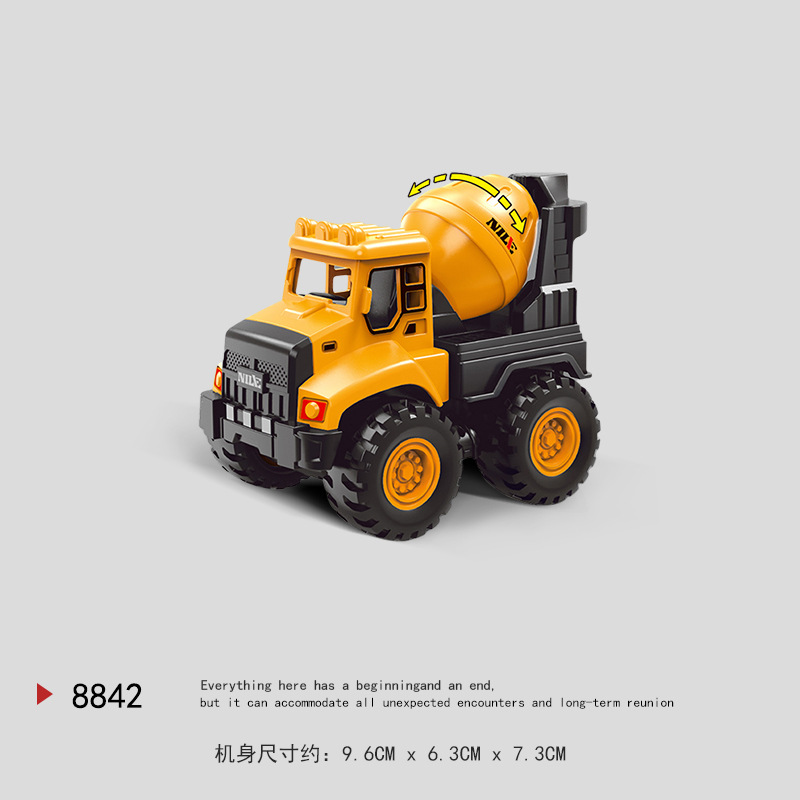 New children's engineering car baby toy car boy inertia car excavator car children's toys