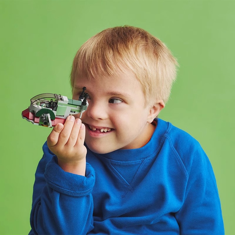 Chinese building blocks Star Wars 75344 Boba Fett spaceship mini fighter boy assembly toys