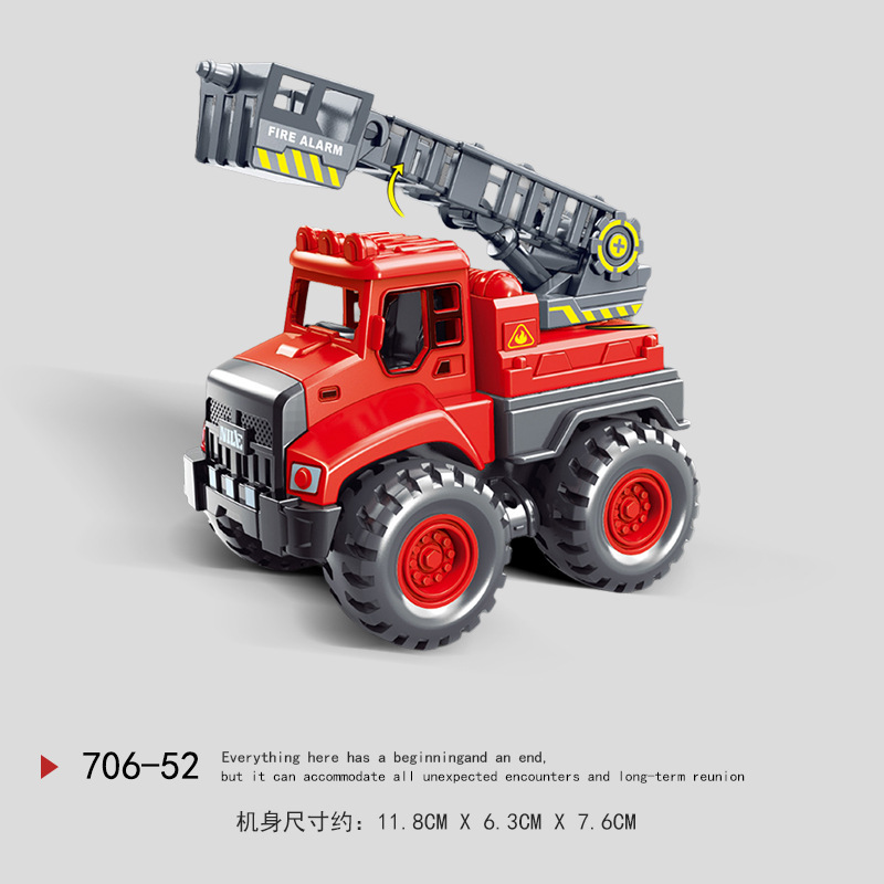 New children's engineering car baby toy car boy inertia car excavator car children's toys