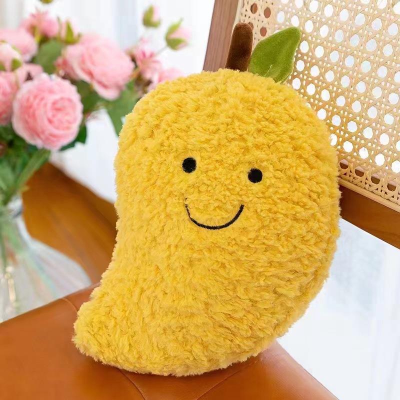 New 20cm fruit series plush toy pineapple strawberry watermelon doll