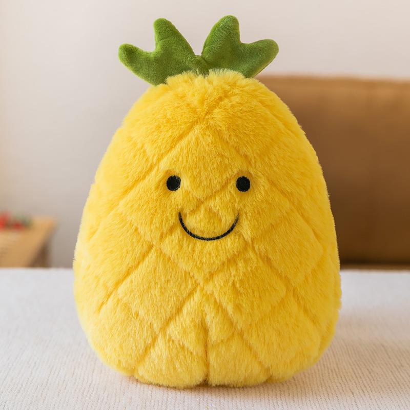 New 20cm fruit series plush toy pineapple strawberry watermelon doll