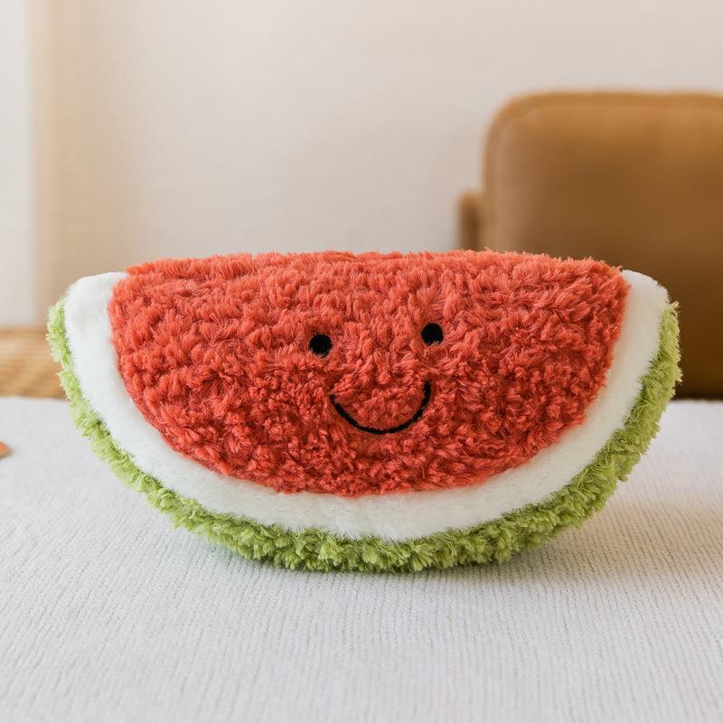New 20cm fruit series plush toy pineapple strawberry watermelon doll