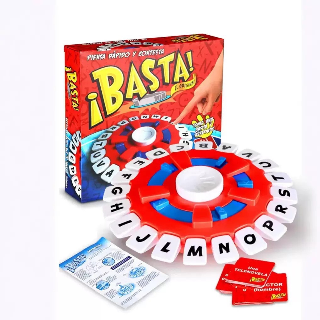 Juego de mesa con alfabeto loco, divertido juego de palabras en español, juguete para niños de ritmo rápido