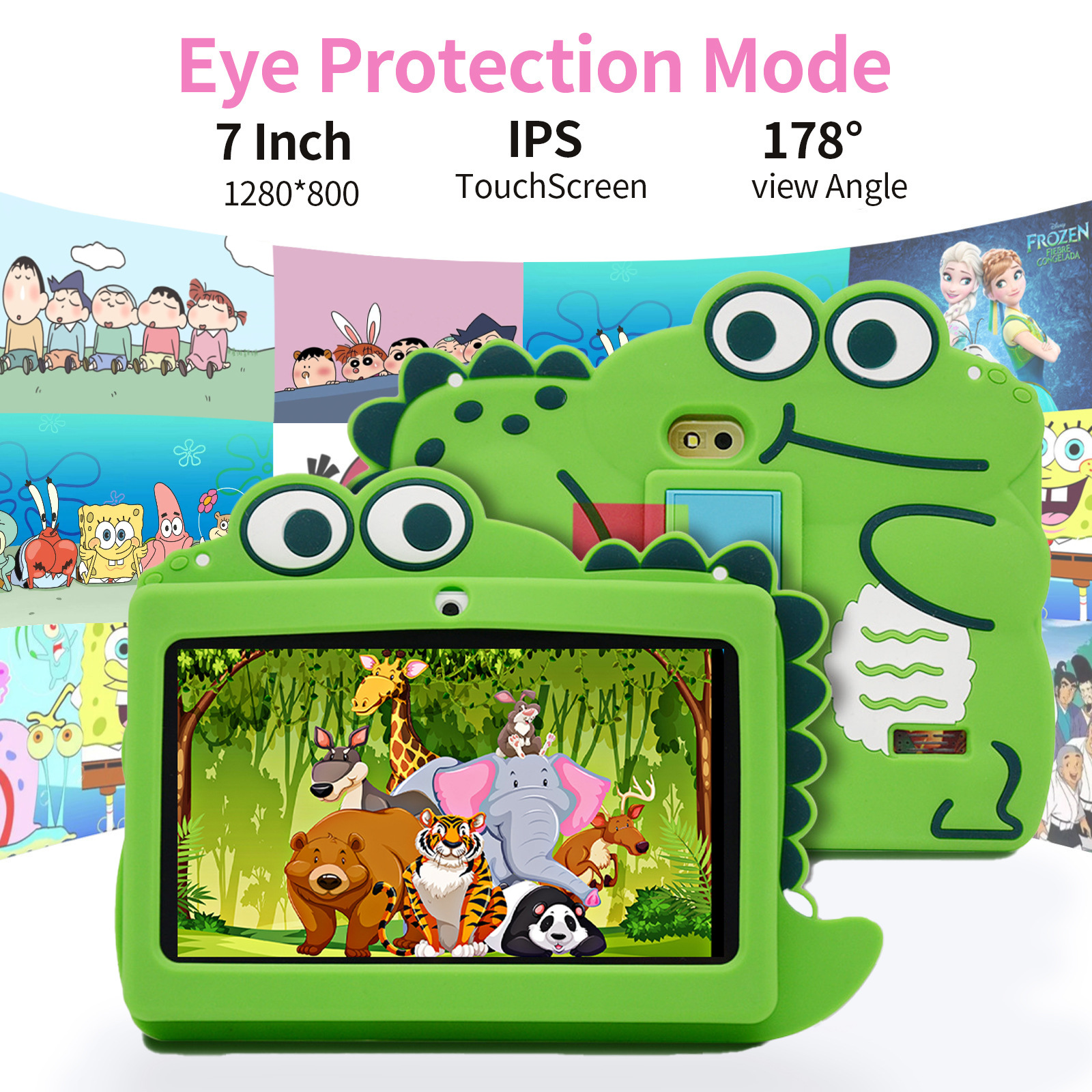 7-inch new children's smart Android tablet computer with rich vision protection education applications