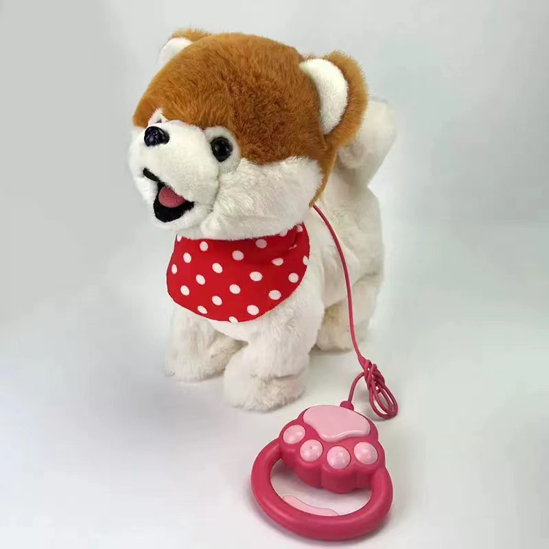 Electric plush toy cat can walk, sing, nod, touch and meow, simulate tongue sticking out kitten