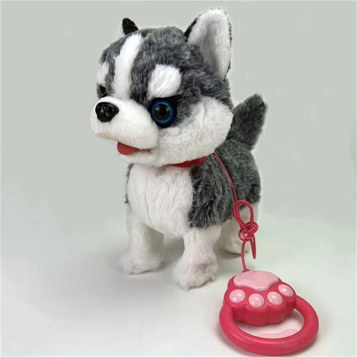 Electric plush toy cat can walk, sing, nod, touch and meow, simulate tongue sticking out kitten