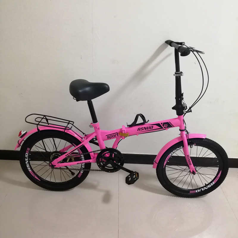 Best-selling folding bicycle 20 inch single speed, variable speed men's and women's ultra-light bicycle