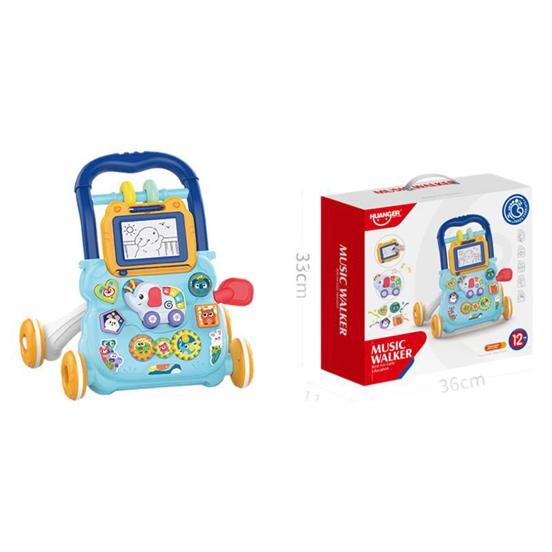 Hot supply children's baby music push walker baby early education