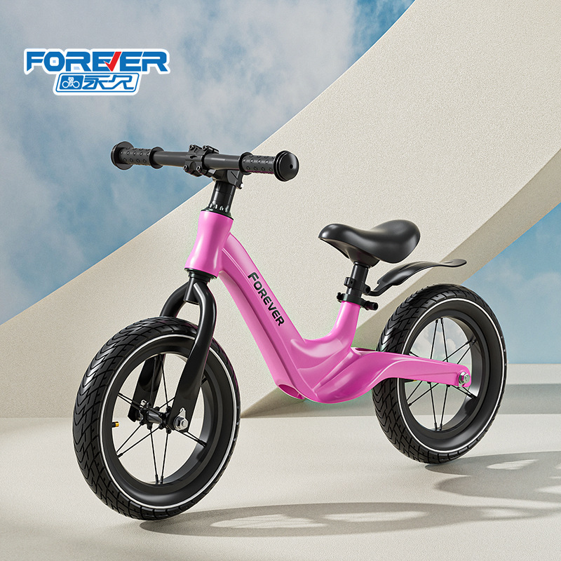 High-end brand permanent children's balance car 1-6 years old baby pedal-free bicycle ultra-light magnesium alloy 12/14 inch sliding scooter