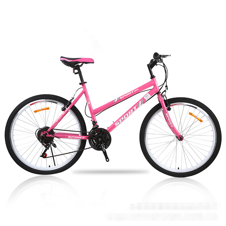 Best-selling 26-inch double-slant spray-painted inner double V-brake women's mountain bike