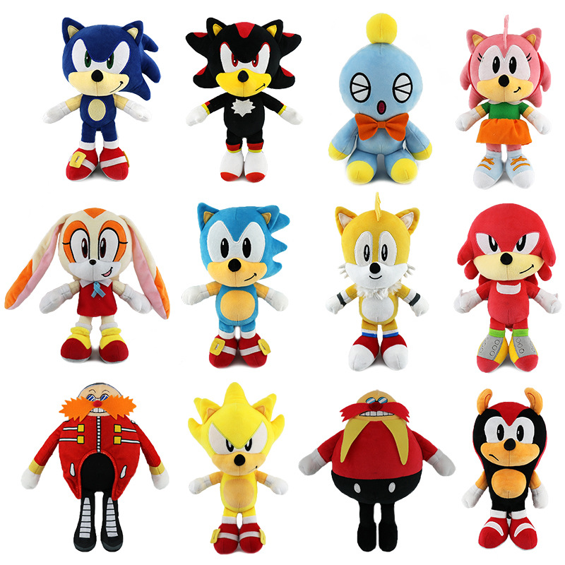 Hot selling plush sonic doll sonic shatters