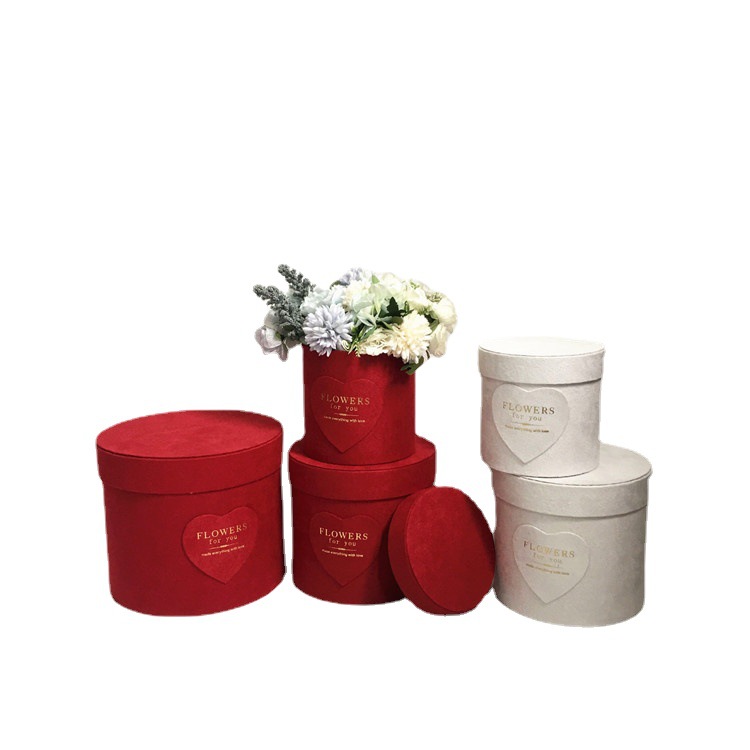 Juego de 3 Cubos Florales de Felpa Diamantada | Diseño de Lujo | EN STOCK | Para Mayoristas