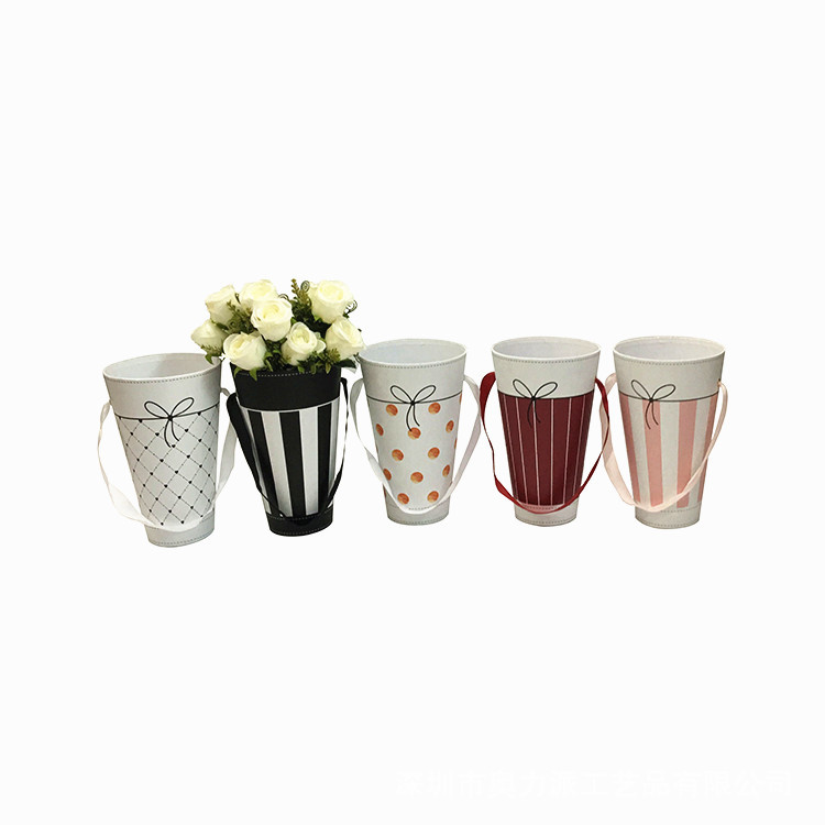 Cubeta Helado con Estampado Fresco para Flores | Diseño Moderno | EN STOCK | Para Mayoristas
