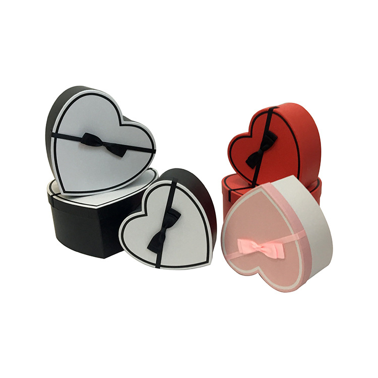 Juego de 3 Cajas Corazón Minimalistas | Diseño Moderno | EN STOCK | Para Mayoristas