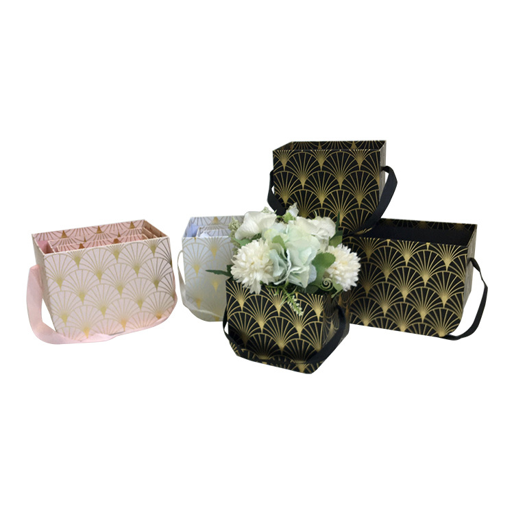 Venta Directa de Fábrica - Juego de 3 Cajas para Flores con Asa | EN STOCK | Para Mayoristas