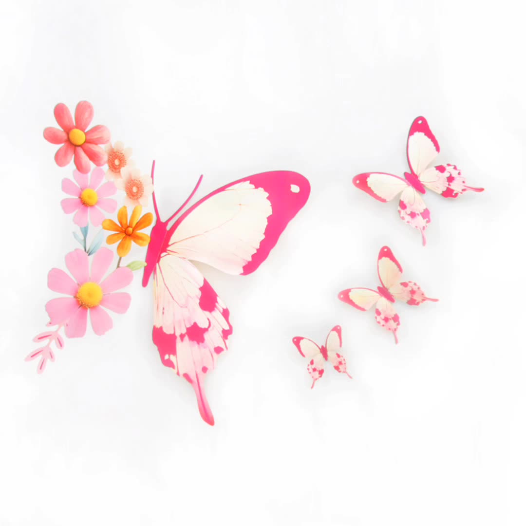 Mariposas de Papel Gigantes 3D para Bodas - Decoración Elegante para Salones, Escaparates y Sesiones de Fotos - Arte Papel de Lujo para Eventos y Mayoristas