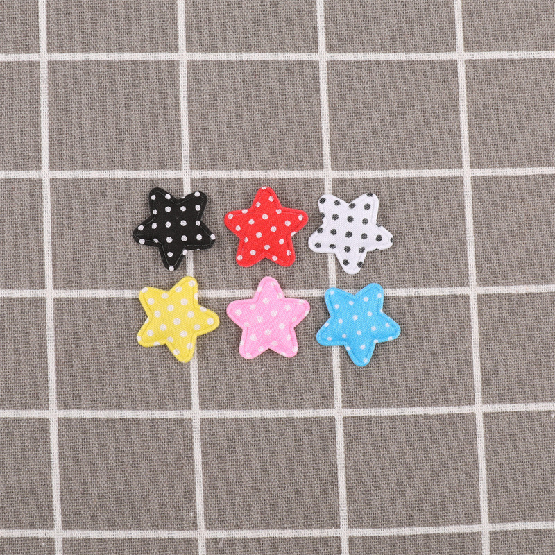 Estrellas de Puntos de 2.5cm - Componentes para Fabricación de Accesorios de Pelo, Ropa, Juguetes y Manualidades - Proveedor Mayorista