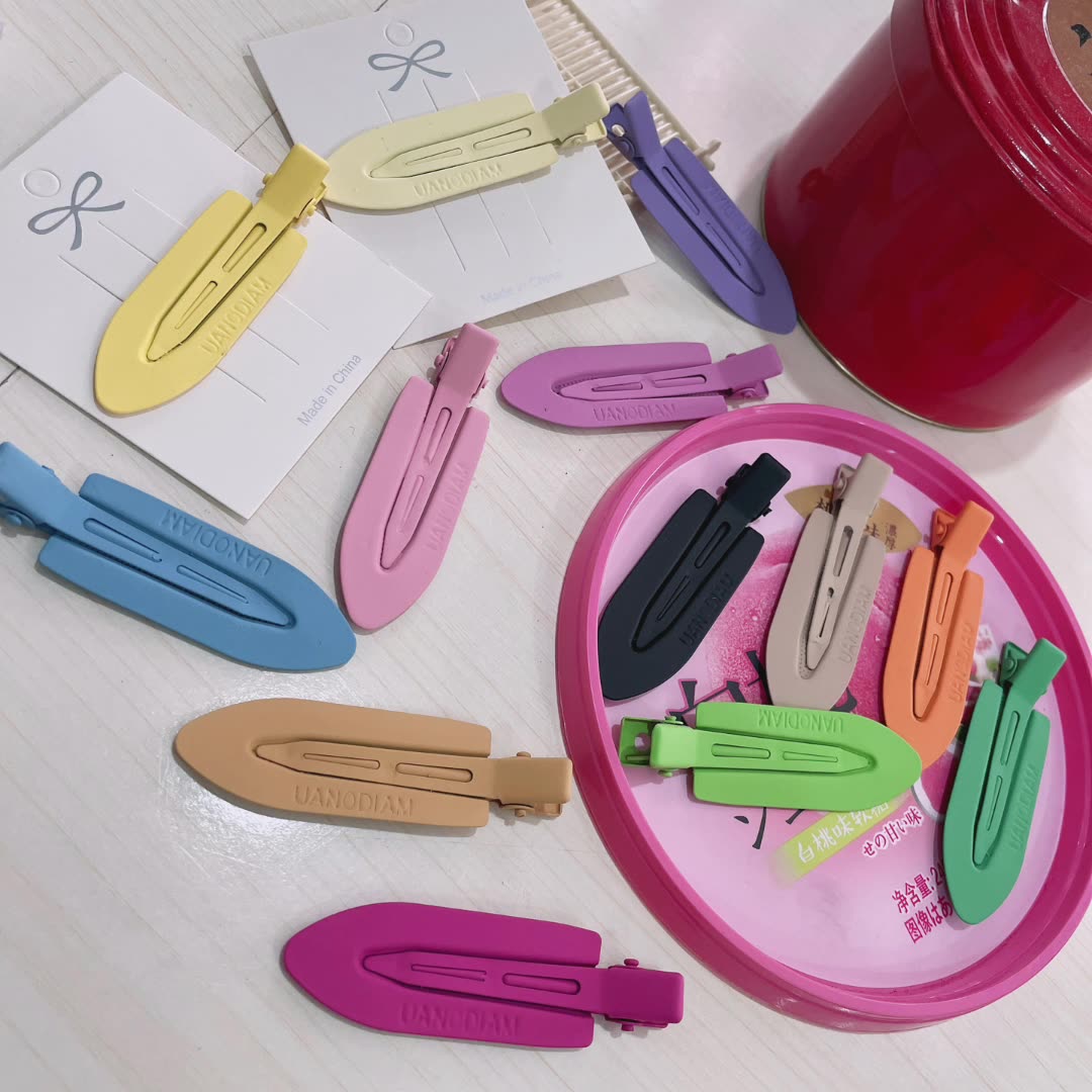 Pinzas de Pato Antideslizantes en Colores Pastel - Accesorios para Flequillo con Acabado Suave