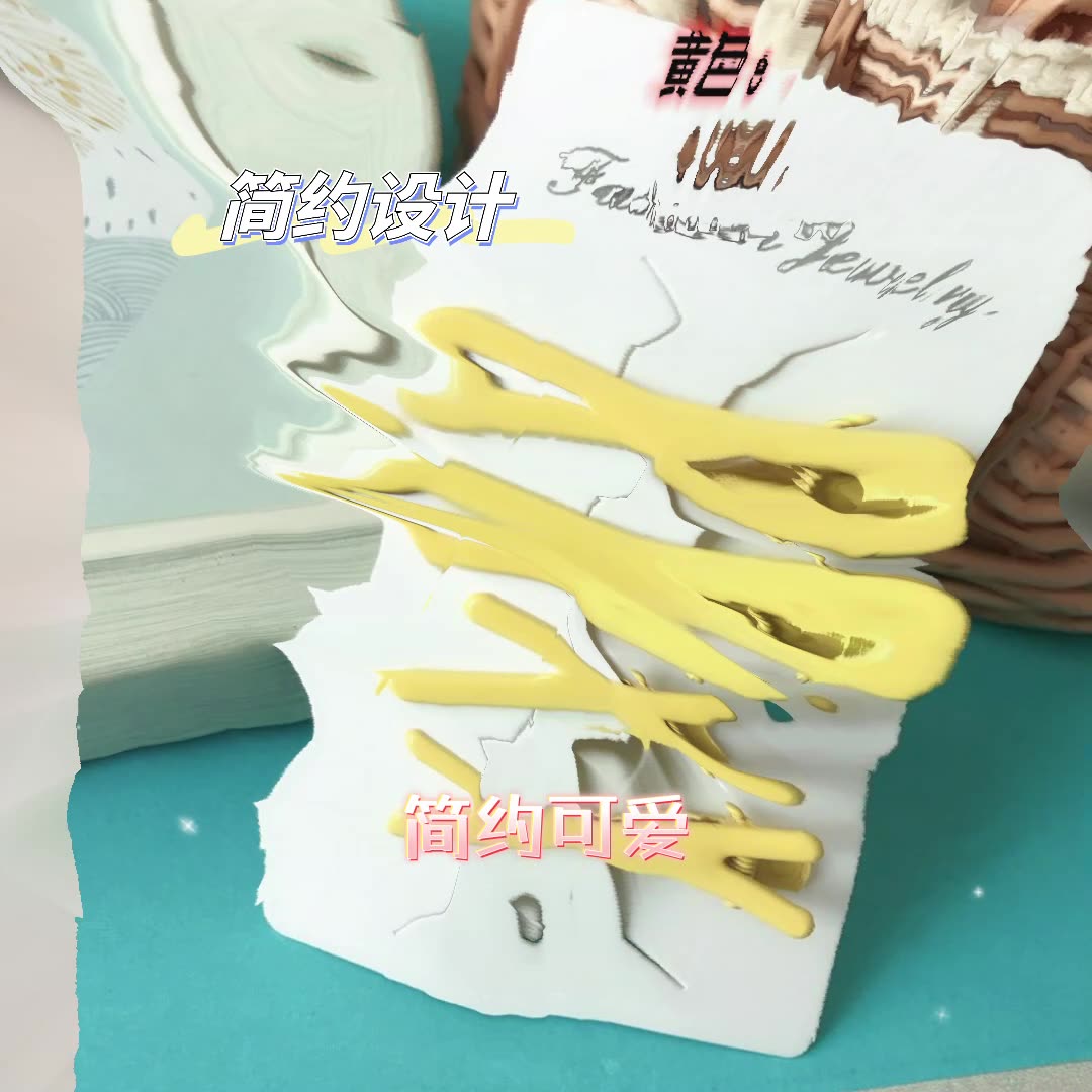 Set de Pinzas de Pato Coreanas en Colores Primavera - Accesorios para Cabello Infantil con Esmalte 