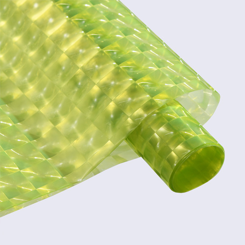 Papel para Flores 'Cubo de Hielo' con Efecto Ojo de Gato Iridiscente - Superficie Fría y Brillante para 520 y San Valentín - Material Impermeable de Lujo para Floristerías - Venta al por Mayor