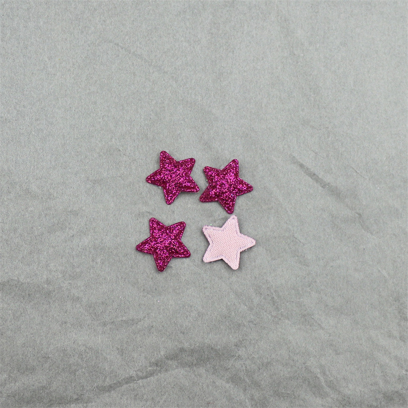 Estrellas Brillantes de 1.8cm con Purpurina - Componentes para Fabricación de Accesorios de Pelo, Muñecas y Manualidades - Proveedor Mayorista