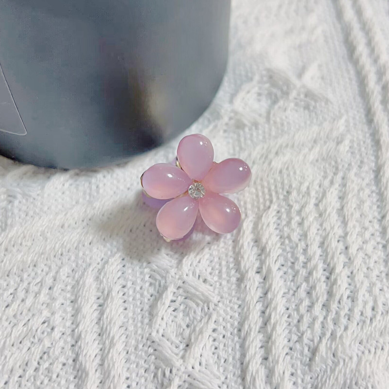 Pinzas Mini de Camelia para Mayoristas - Accesorios para Cabello de Aleación con Diseño Dulce 