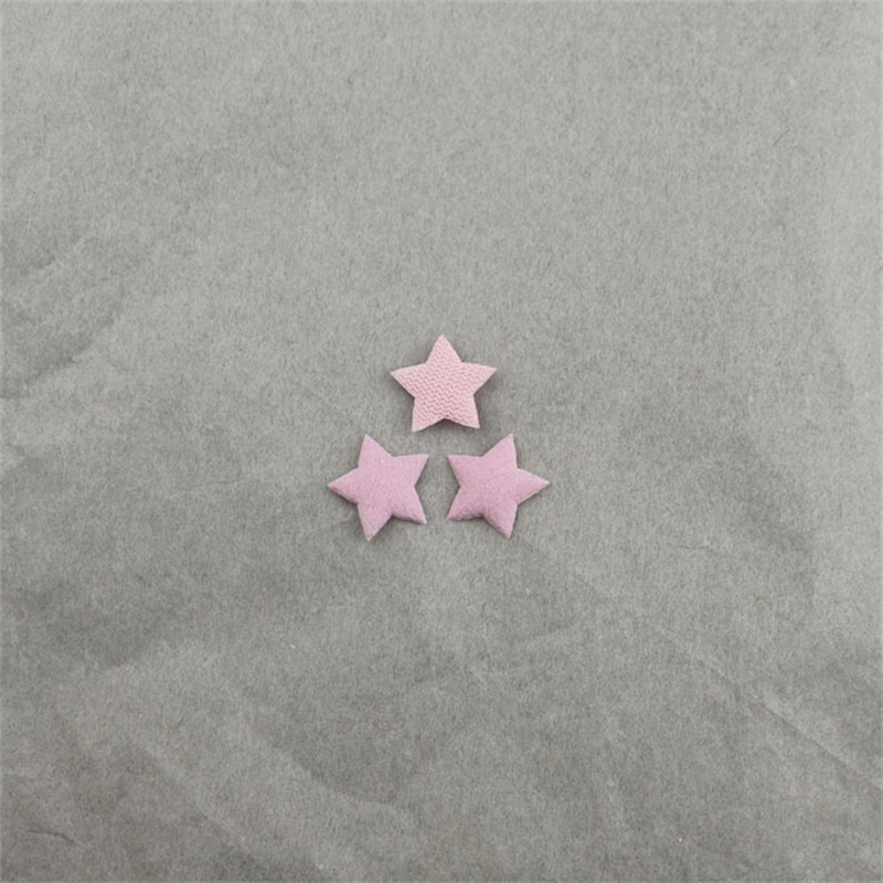 Estrellas de Tela Aterciopelada de 1.3cm - Componentes de Precisión para Fabricación de Accesorios de Pelo, Ropa y Manualidades - Proveedor Mayorista